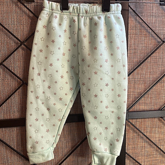 NEW REAL LOVE SIZE 12 MONTHS MINT GREEN FLEECE SET - Picture 7 of 7